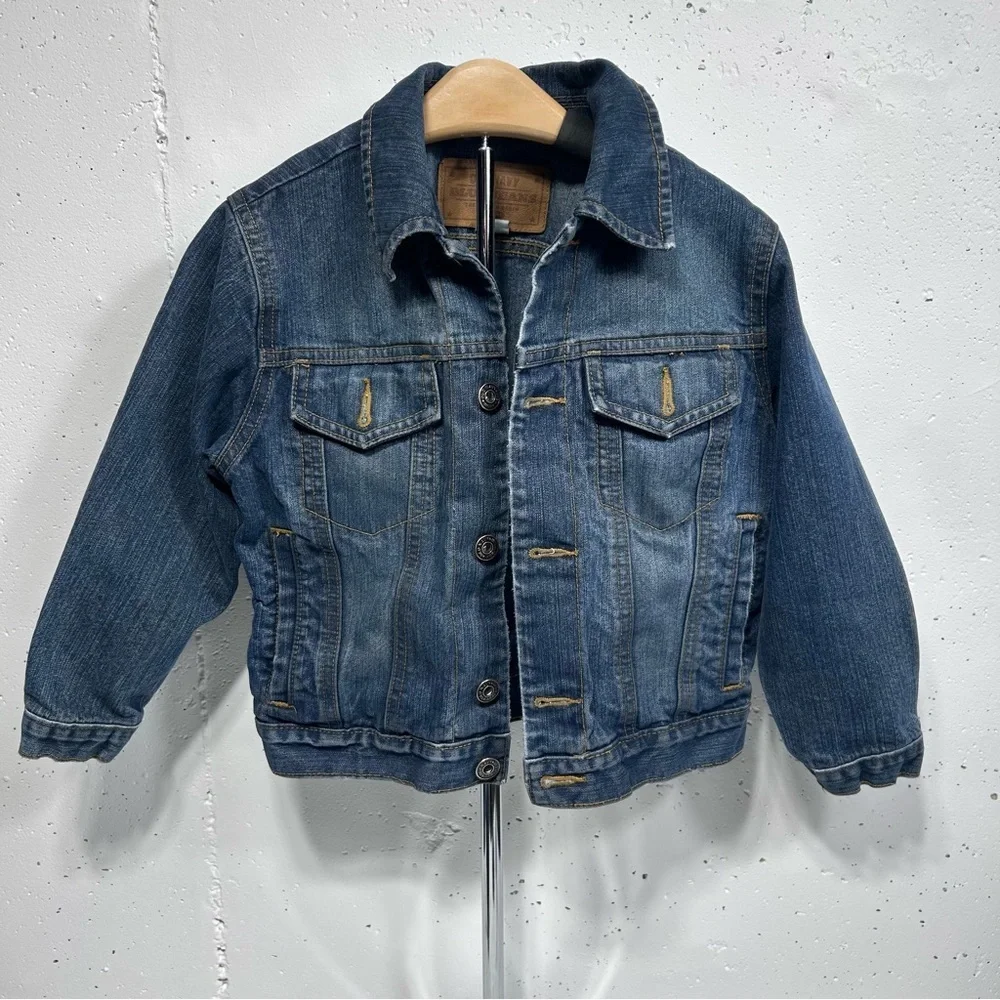 Old Navy Kids Blue Jeans Denim Jacket XS
